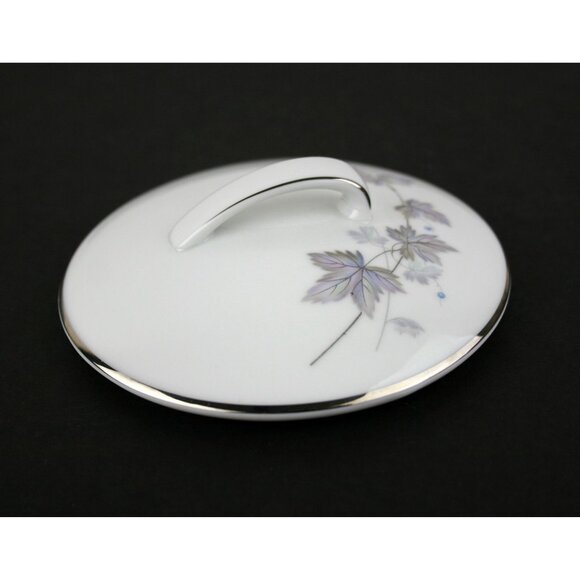 Noritake Silver Palace Fine Bone China Sugar Bowl With Lid Elegant Floral Design - Picture 6 of 6